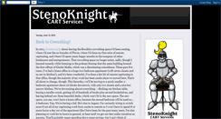 Desktop Screenshot of blog.stenoknight.com