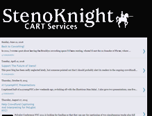 Tablet Screenshot of blog.stenoknight.com
